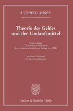 Theorie des Geldes und der Umlaufsmittel.