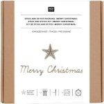 Stick and Stitch Packung Merry Christmas