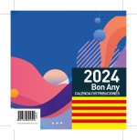 CALENDARIO PIRAMIDE 2024 CATALUÑA MESA CON ESPIRAL