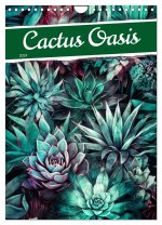 Cactus Oasis (Wall Calendar 2024 DIN A4 portrait), CALVENDO 12 Month Wall Calendar