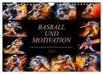 Basball und Motivation (Wandkalender 2024 DIN A4 quer), CALVENDO Monatskalender