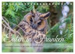 Eulen in Franken (Tischkalender 2024 DIN A5 quer), CALVENDO Monatskalender