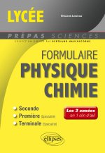 Formulaire Lycée - Physique-chimie