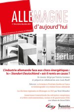 L'INDUSTRIE ALLEMANDE FACE AUX CHOCS ENERGETIQUES : LE STANDORT DEUTSCHLAND EST-
