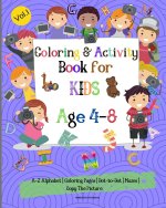 Coloring and Activity Book for Kids Age 4-8 Years