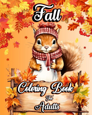 Fall Coloring Book for Adults