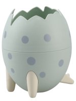 POT A CRAYON  UF DE DINOSAURE VERT
