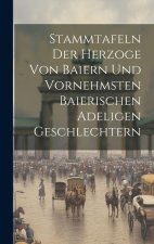 Stammtafeln Der Herzoge Von Baiern Und Vornehmsten Baierischen Adeligen Geschlechtern