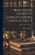 Bracton De Legibus Et Consuetudinibus Angli?, Issue 3; Volume 1
