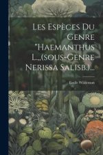 Les Esp?ces Du Genre 