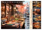 STREET FOOD Genuss International (Tischkalender 2024 DIN A5 quer), CALVENDO Monatskalender