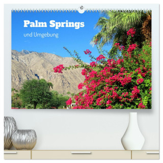 Palm Springs und Umgebung (hochwertiger Premium Wandkalender 2024 DIN A2 quer), Kunstdruck in Hochglanz