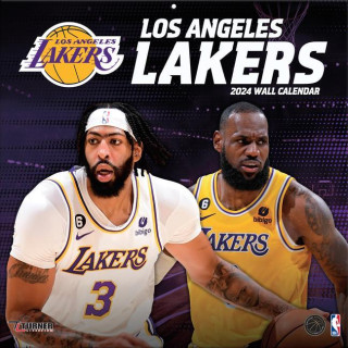 Los Angeles Lakers 2024 12x12 Team Wall Calendar