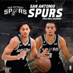 San Antonio Spurs 2024 12x12 Team Wall Calendar