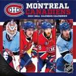 Montreal Canadiens - Bilingual 2024 12x12 Team Wall Calendar