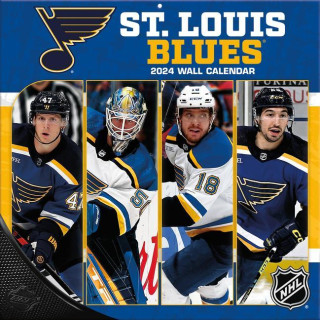 St Louis Blues 2024 12x12 Team Wall Calendar