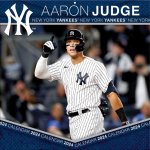 New York Yankees Aaron Judge 2024 12x12 Player Wall Calendar