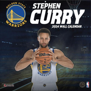 Golden State Warriors Stephen Curry 2024 12x12 Player Wall Calendar