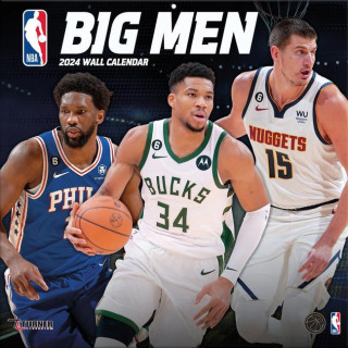 NBA Big Men 2024 12x12 Wall Calendar