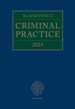 Blackstone's Criminal Practice 2024 34/e ()