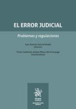 ERROR JUDICIAL PROBLEMAS Y RESOLUCIONES,EL