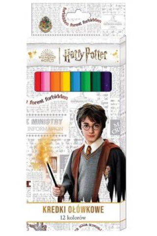 Kredki ołówkowe 12 kolorów Harry Potter