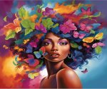 Dřevěné puzzle Floral Latina A2