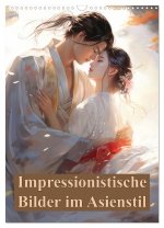 Impressionistische Bilder im Asienstil (Wandkalender 2024 DIN A3 hoch), CALVENDO Monatskalender