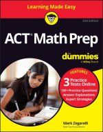 ACT Math Prep For Dummies, 2nd Edition with Online  Practice
