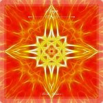 Tenture du mandala de l'Ange de la Chance