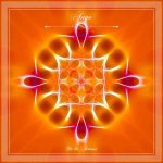 Tenture du mandala de l'Ange de la Finesse