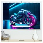 Dream Bikes - Motorräder aus der Zukunft (hochwertiger Premium Wandkalender 2024 DIN A2 quer), Kunstdruck in Hochglanz