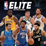 NBA Elite 2024 12x12 Wall Calendar