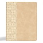 CSB Notetaking Bible, Expanded Reference Edition, Cr?me Suedesoft Leathertouch