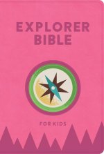 KJV Explorer Bible for Kids, Bubble Gum Leathertouch: Placing God's Word in the Middle of God's World