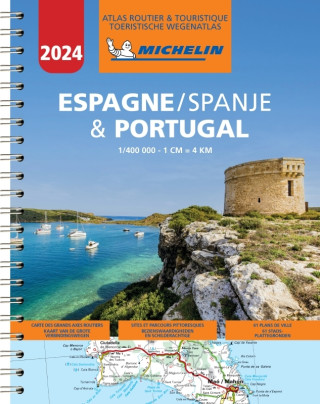 Espagne & Portugal 2024 - Atlas Routier et Touristique