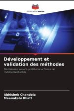 Développement et validation des méthodes