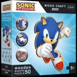 Puzzle 50 drewniane Wood Craft Junior Sprytny Sonic 20203