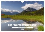Werdenfelser Land (Wandkalender 2024 DIN A4 quer), CALVENDO Monatskalender