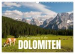 Ein Spaziergang in den Dolomiten (Wandkalender 2024 DIN A3 quer), CALVENDO Monatskalender