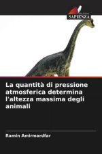 La quantit? di pressione atmosferica determina l'altezza massima degli animali