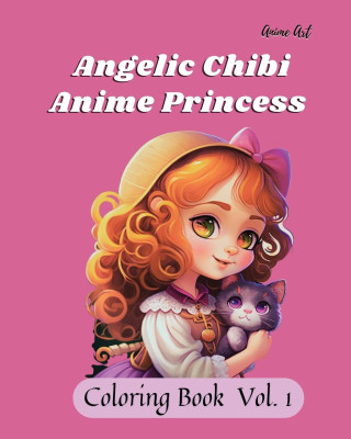 Anime Art Angelic Chibi Anime Princess Coloring Book