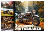 Steampunk Motorräder (Wandkalender 2024 DIN A4 quer), CALVENDO Monatskalender