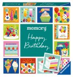 Ravensburger moments memory® Happy Birthday - 22399 - Zum Geburtstag gratulieren mit dem Ravensburger Spieleklassiker. 24 kunterbunte Kartenpaare wüns