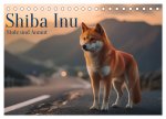 Shiba Inu - Stolz und Anmut (Tischkalender 2024 DIN A5 quer), CALVENDO Monatskalender