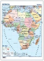 MAPA ESCRITORIO AFRICA FISICO-POLITICO