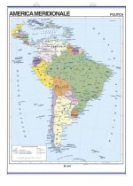 AMERICA MERIDIONALE FISICO POLITICO