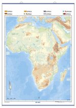 AFRICA FISICO POLITICO A TODO COLOR