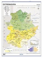 EXTREMADURA FISICO POLITICO