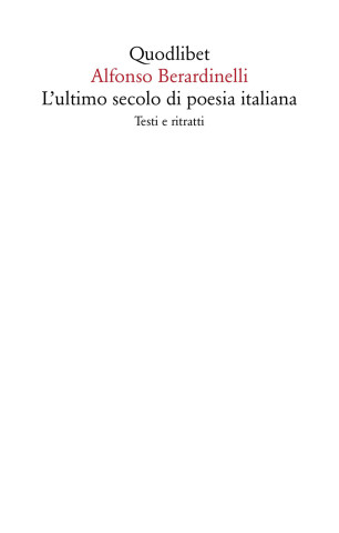 ultimo secolo di poesia italiana. Testi e ritratti